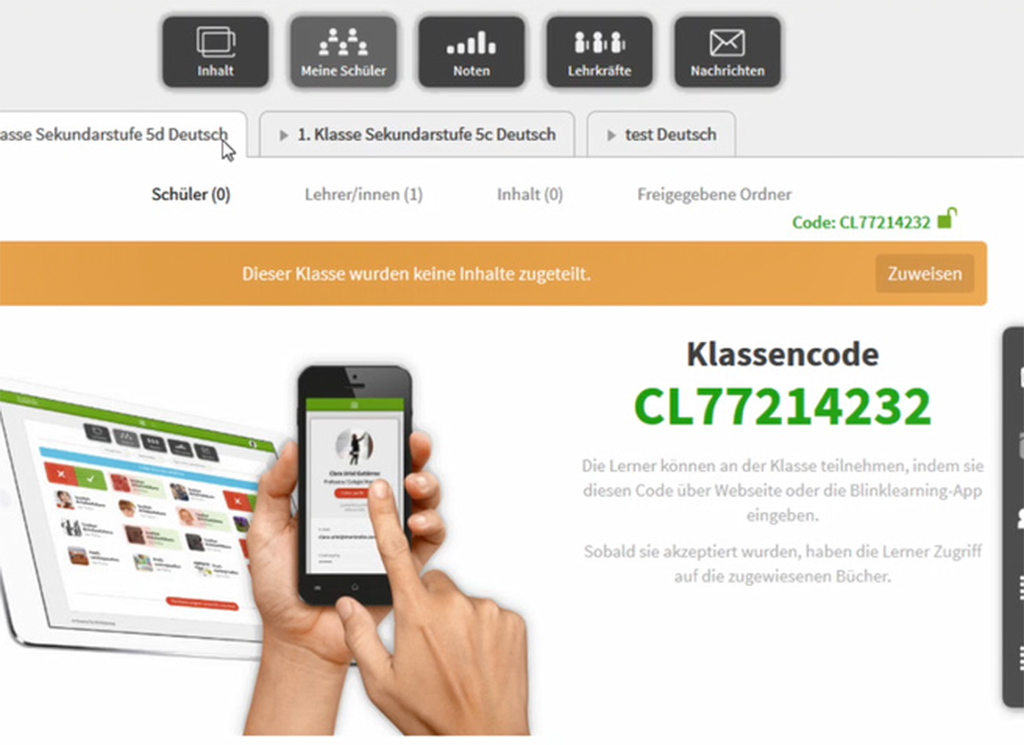 klassencode-weitergeben klassencode-weitergeben